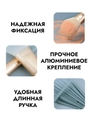 Набор кистей для макияжа в голубом чехле, 10 шт  kmn-017-gol