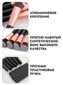 Набор кистей для макияжа черно-розовые, 14 шт nkm-023