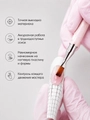 Кисть для геля Sakura овальная №8 и лопатка, длина ворса 9,5 мм sb23